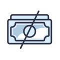 No transaction fees-Icon