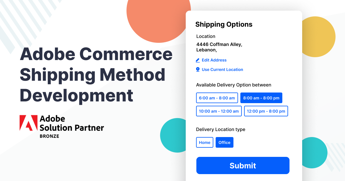 Adobe Commerce Shipping Method Development - Webkul Software