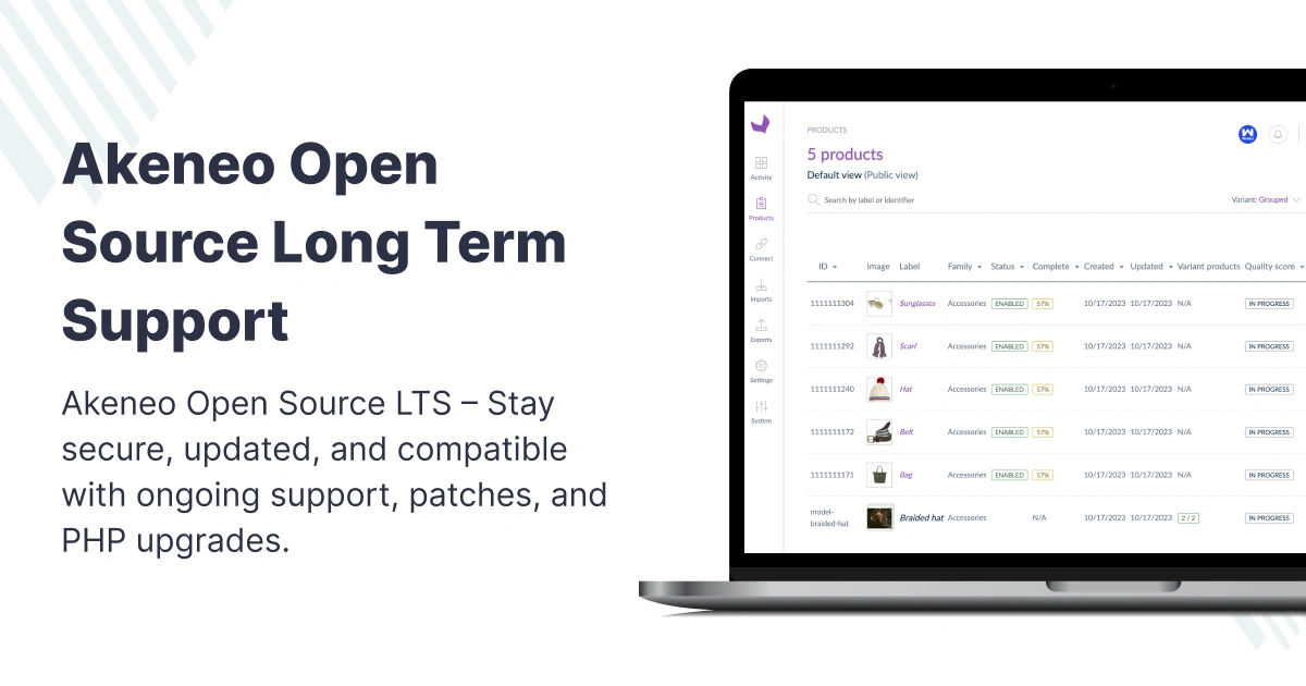 Akeneo Open Source Long Term Support