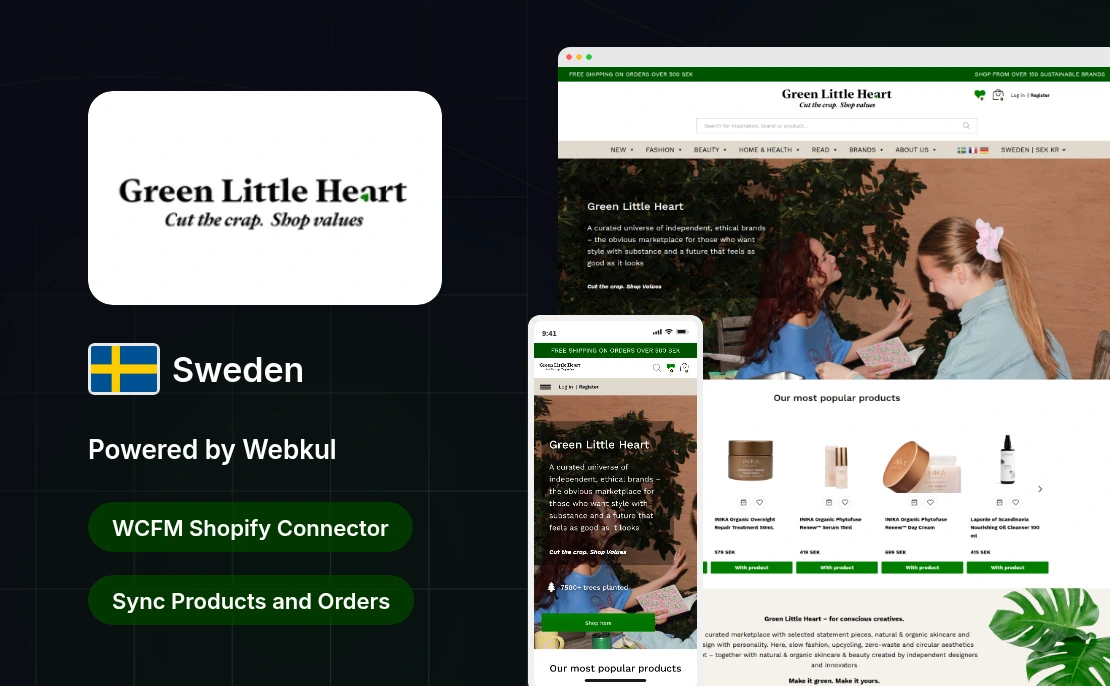 Green Little Heart